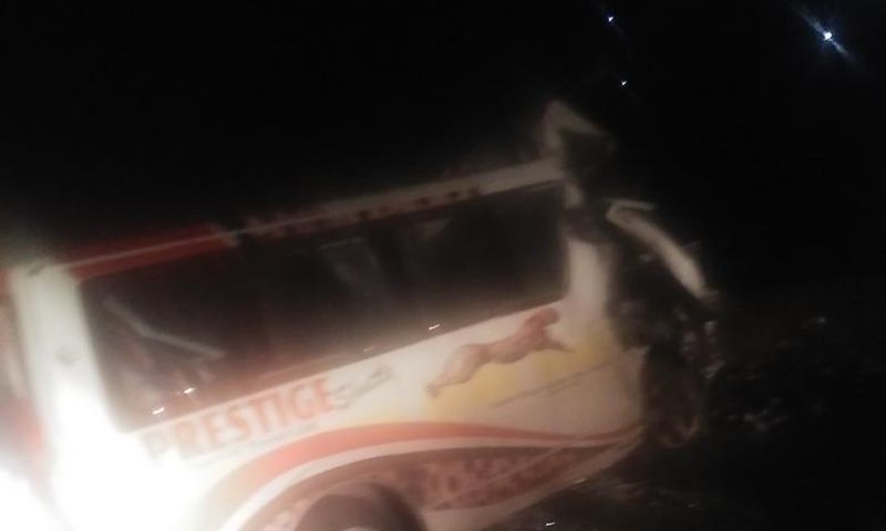 Matatu involved in early morning accident at Magina area along Nairobi-Nakuru Highway