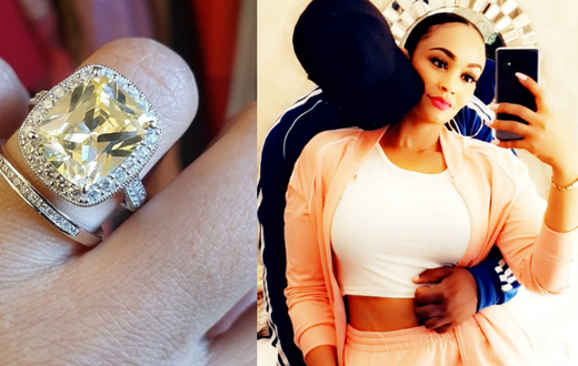 Zari Hassan and KinBae. Her wedding ring