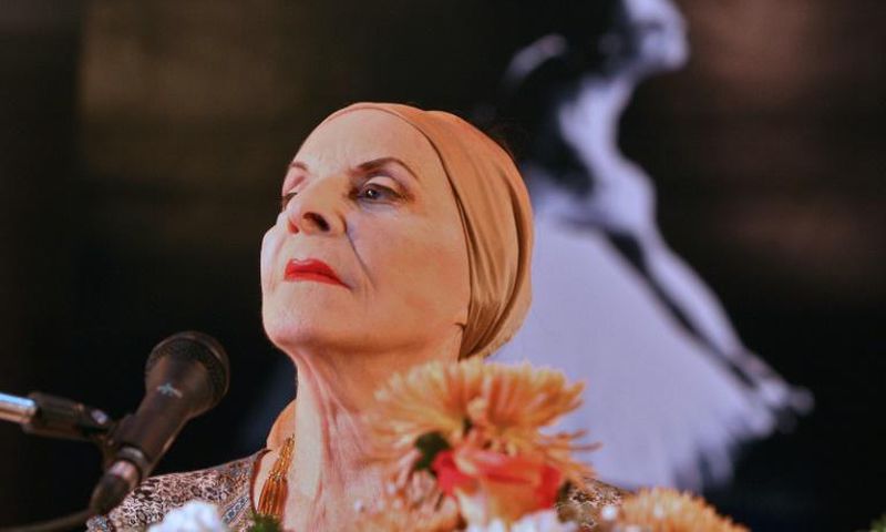 Alicia Alonso -- seen here at a press conference in Havana in 2006 -- founded the National Ballet of Cuba