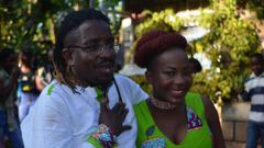 Tony Mochama with wife Flora Njagi
