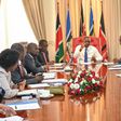DP William Ruto with governors and Parliament leadership during the Monday meeting