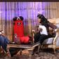 Anne Kiguta duing interview with Governor Mike Sonko
