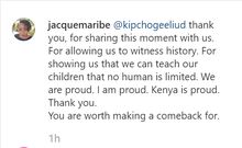 Jacque Maribe resurfaces online after a year with a special message