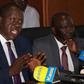 Interior CS Fred Matiangi and Immigration PS Gordon Kihalangwa