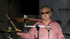 Seen performing at the Rock 'N' Roll Fantasy Camp in North Hollywood, in November, 2015, Cream founder member Ginger Baker had been admitted to hospital several weeks ago after suffering from breathing problems