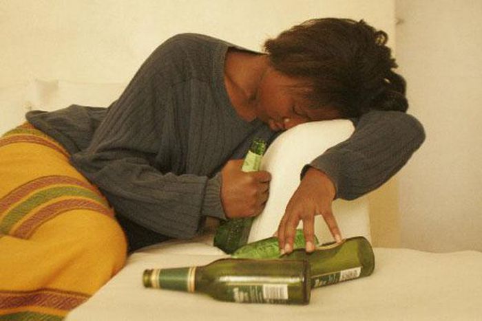 DRUNK WOMAN (Daily Nation)