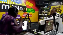 File image of broadcasters at Milele FM studios wher Geoffrey Kwatemba worked in the past