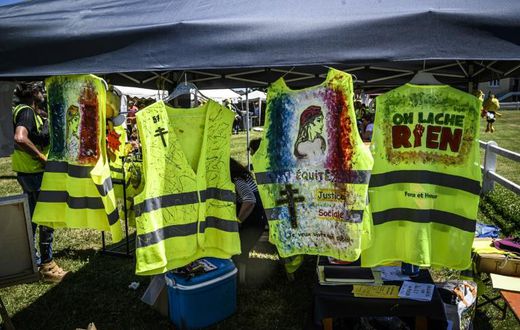 The "yellow vest" protests erupted across France in November 2018 over a planned fuel tax hike, and ballooned into a broad rebuke of President Emmanuel Macron.