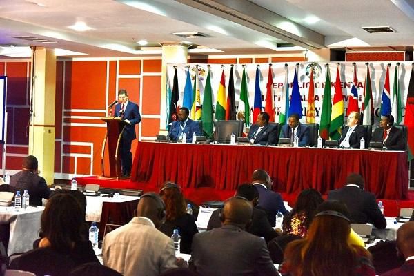 Speaker Justin Muturi clashes with Ambassador Kyle McCarter during Parliamentary Security-Intelligence global conference