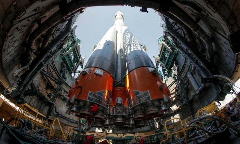 The Soyuz MS-13 spacecraft's mission coincides with the 50th anniversary of the 1969 moon landing