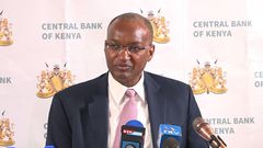 Central Bank of Kenya Governor Dr Patrick Njoroge