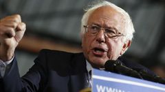 Watch Bernie Sanders Get Womped by a Speed Bag