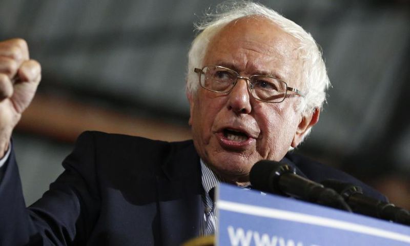 Watch Bernie Sanders Get Womped by a Speed Bag