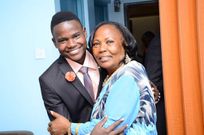 Josh Ryna Mwakideu with her grandmother