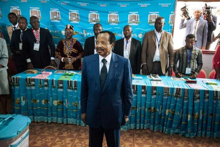 Cameroon's President Paul Biya, pictured in 2018, reiterated his offer of a "pardon" to any separatists who voluntarily lay down their arms
