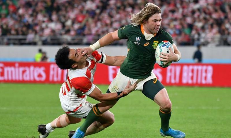 South Africa scrum-half Faf de Klerk was man of the match