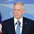 US Defence Secretary James Mattis addresses the press at NATO headquarters in Brussels on February 15, 2017