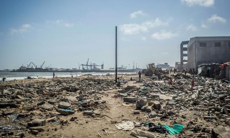 Locals said about 120 homes were bulldozed in Xwlacodji