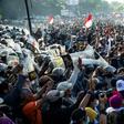 The demonstrations are among the biggest since mass street protests in 1998 brought down the three-decade Suharto dictatorship