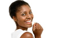Happy black woman (Courtesy)
