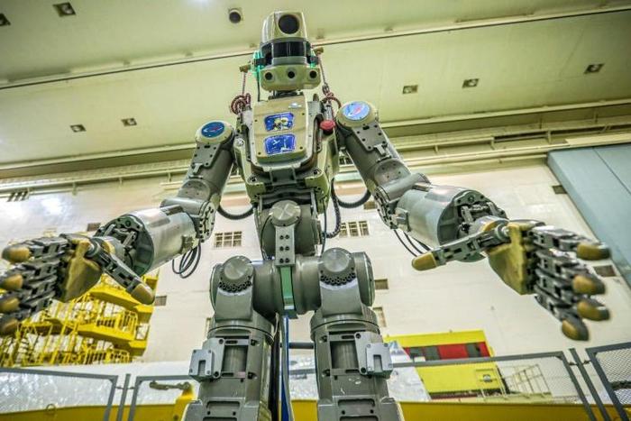 A humanoid robot named Fedor is the first Russia has sent into space