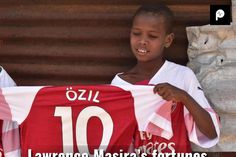 Kenyan Boy Awarded by Ozil Lands Ambassadorial Job