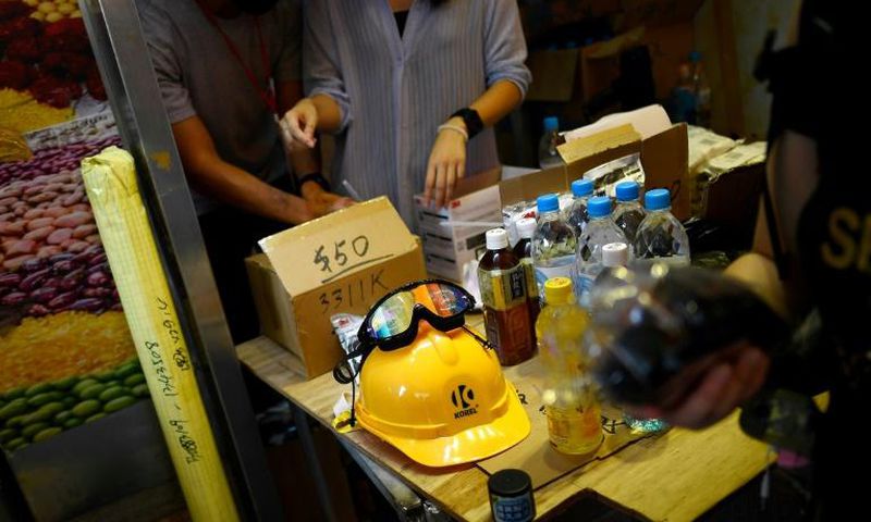 Hong Kong's protesters have been gearing up with increasingly protective levels of equipment as clashes become more violent