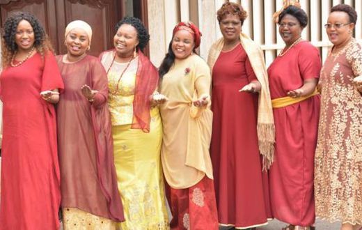 Women leaders allied to DP Ruto and led by Kandara MP Alice Wahome during the fundraiser in Garissa on 05 July 2019