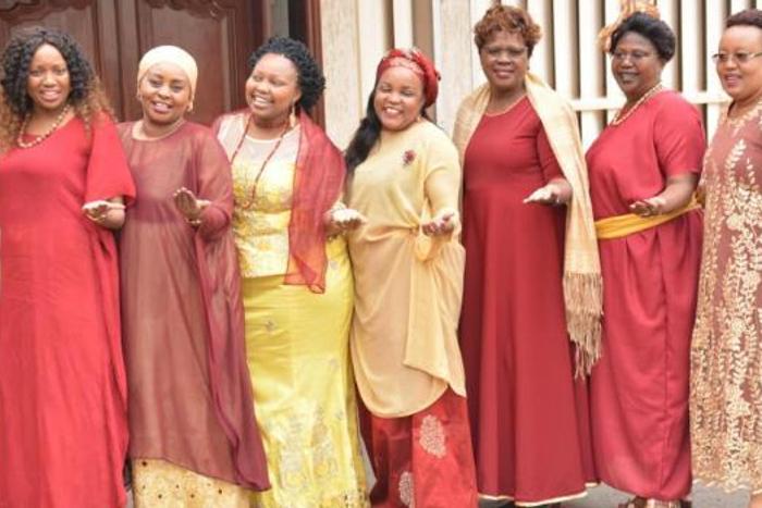 Women leaders allied to DP Ruto and led by Kandara MP Alice Wahome during the fundraiser in Garissa on 05 July 2019