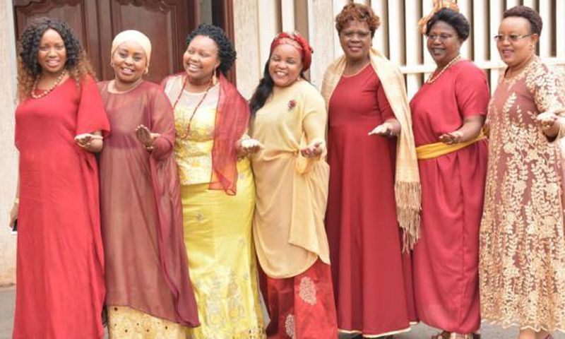 Women leaders allied to DP Ruto and led by Kandara MP Alice Wahome during the fundraiser in Garissa on 05 July 2019