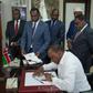 President Uhuru Kenyatta at his office on May 13, 2019