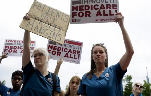 On the Doorstep With a Plea: Will You Support Medicare for All?