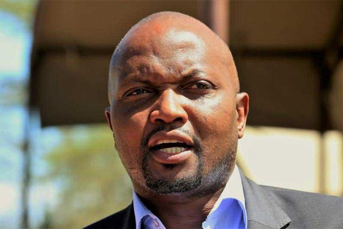 Moses Kuria who has asked Kenyans to pick machine guns in his office before going to Kitui County