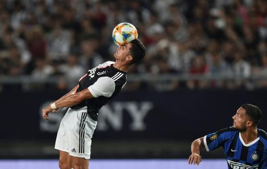 Cristiano Ronaldo levelled for Juventus with a deflected second-half free-kick following De Ligt's own goal