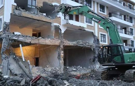 Pangani estate demolished