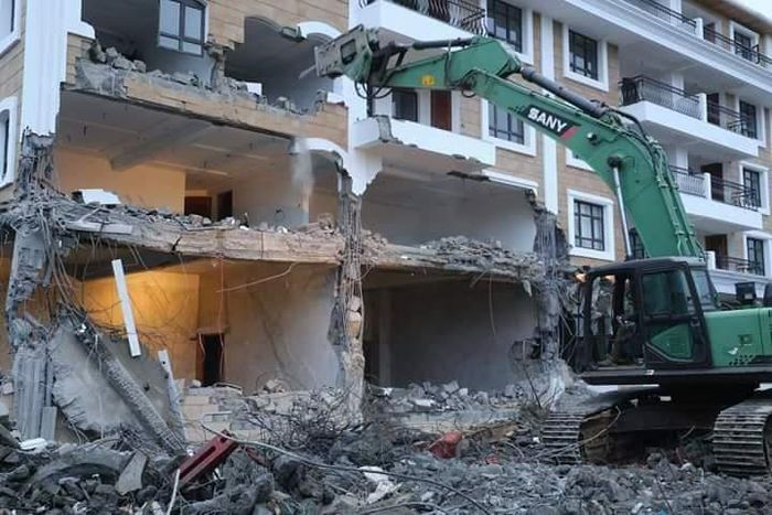 Pangani estate demolished