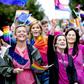 Opprobrium from the White House has helped make Vestager a star, with competition authorities around the world following in her footsteps in moves against big tech. She is shown here at the Copenhagen Pride Parade last month