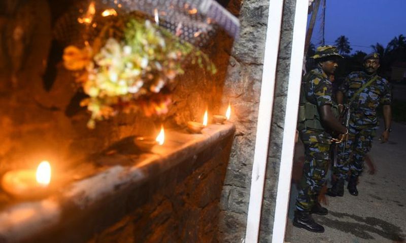 A curfew was imposed on the city of Negombo after clashes broke out between groups of Christians and Muslims