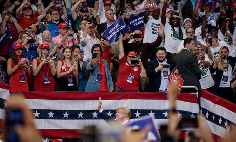 Trump's running again, still