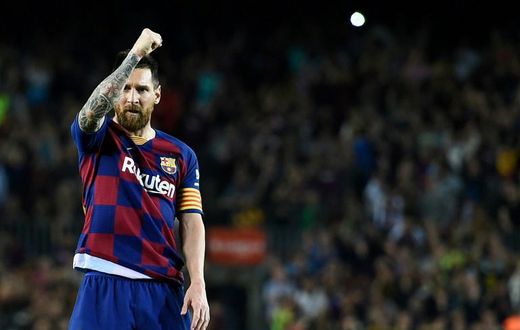 Lionel Messi scored his first goal of the season on Sunday as Barcelona beat Sevilla 4-0 in La Liga.