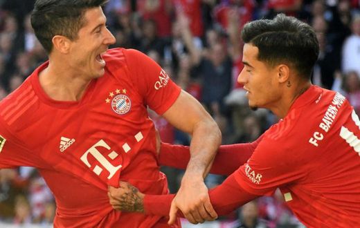 Polish forward Robert Lewandowski and Brazilian midfielder Philippe Coutinho are forging an impressive partnership for Bayern Munich after both scored in last weekend's 4-0 thrashing of Cologne