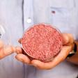 Mark Post, a professor at Maastricht University, holds the world's first lab-grown beef burger