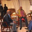 Retired President Daniel Moi with ODM leader Raila Odinga and Baringo Senator Gideon Moi
