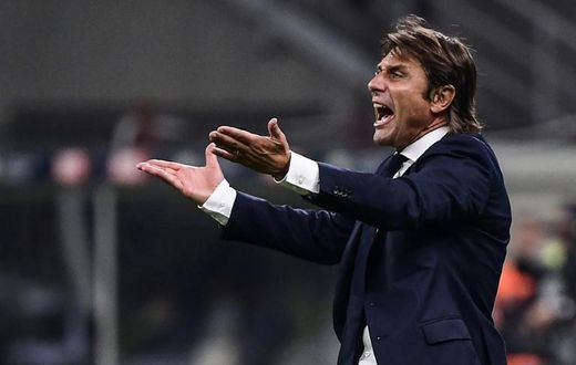 Inter Milan coach Antonio Conte won three Serie A titles as Juventus coach.