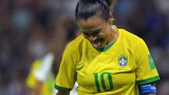 Emotional: Brazil's Marta