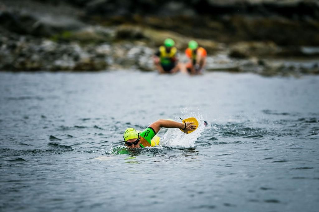 The Odyssey SwimRun Casco Bay in Maine.