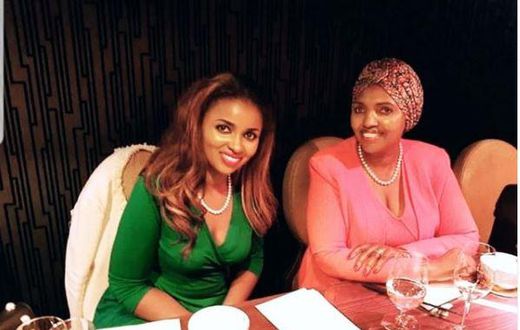 Anerlisa Muigai with her mother Tabitha Karanja
