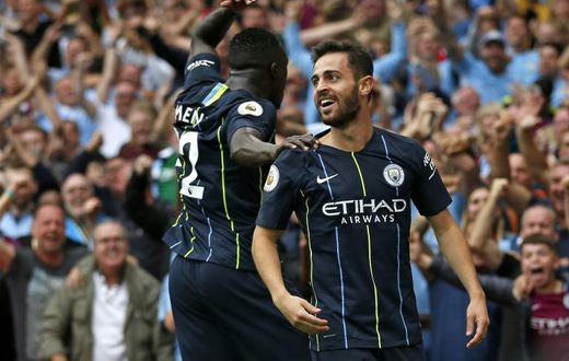 Bernardo Silva (right) has expressed regret over a tweet he sent comparing Benjamin Mendy (left) to a cartoon character