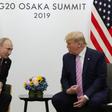 US president Donald Trump and Russian president Vladimir Putin met for face-to-face talks in Osaka on Friday