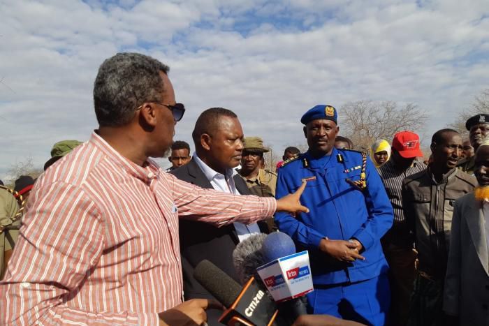 IG Hillary Mutyambai with DPP Noordin Haji & DCI George Kinoti